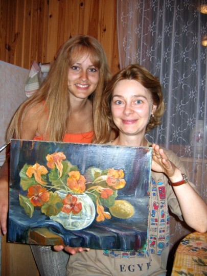 Анна Исайкина в коттедже в Пушкинских Горах
